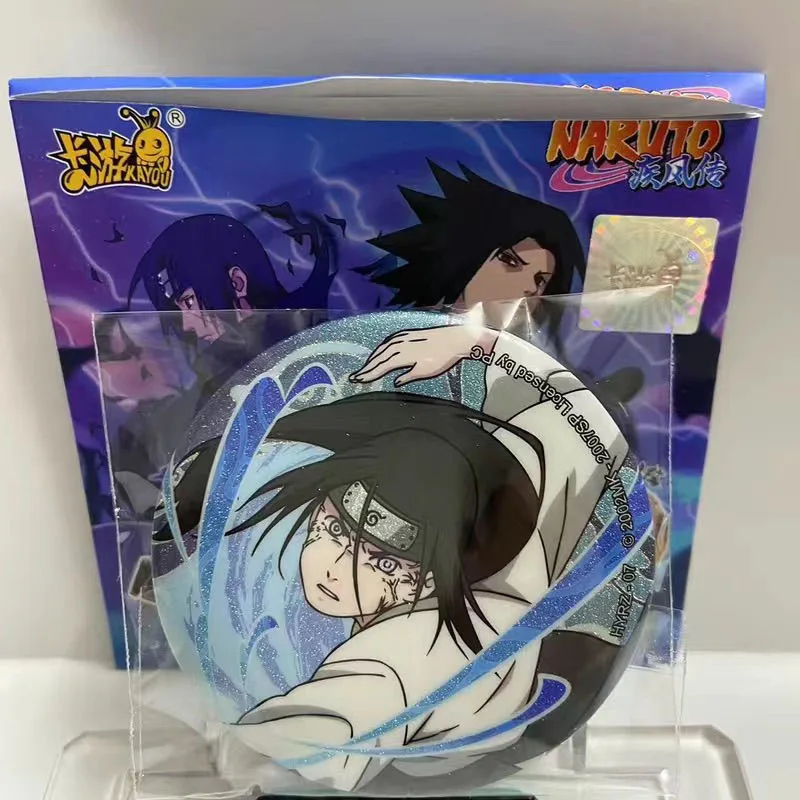Recién llegado, juego de cartas auténtico, insignia de crisis mundial Ninja, 1er Shot Bar, Naruto, serie Regular, insignia oficial, regalo de cumpleaños