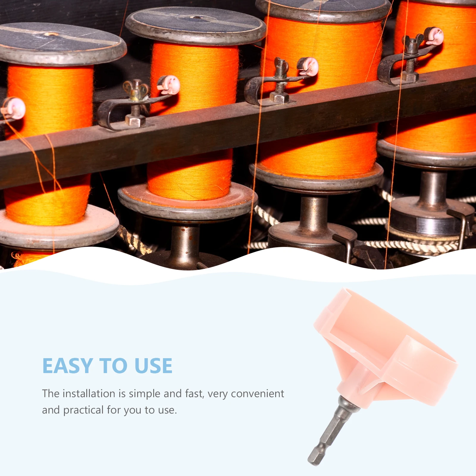 

Knitting Machine Adapter Durable Plastic H Compact Design Easy Storage Smooth Surface No Burrs Braiding Machine