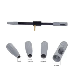 8Pcs .17Cal .22Cal .30Cal Universal Gun Bore Guide Cleaning Rifle Brush Clean Kit Tactical Hunting Airsoft Accessories