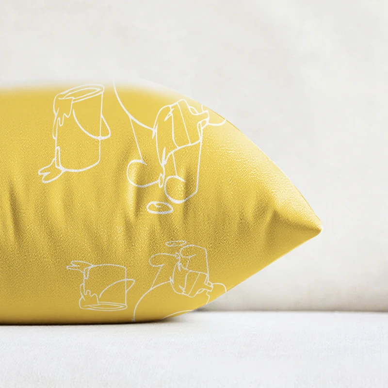 Almohada de Winnie de Disney The Pooh, cojín con patrón, decoración suave para sofá, almohada, decoración del hogar, regalo