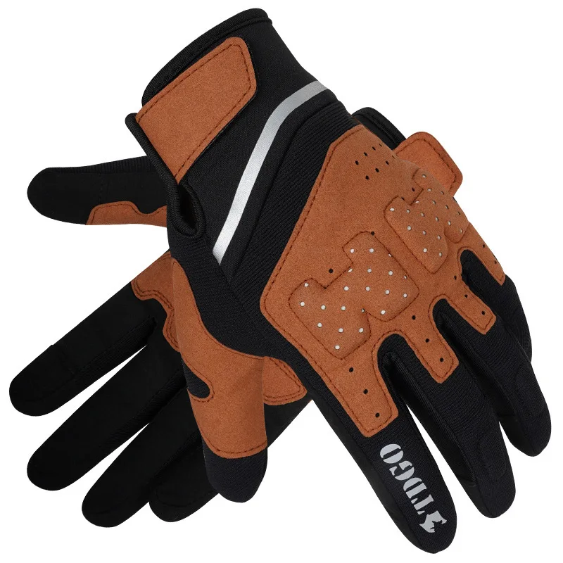 Motorcycle gloves riding men and women in winter half-fingered knight motorcycle bicycle fall prevention