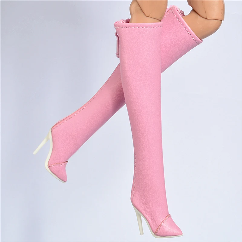Doll toy Long shoes high quality fit for your FR2 FR6.0 Nuface boots Mirror matte true zipper F6