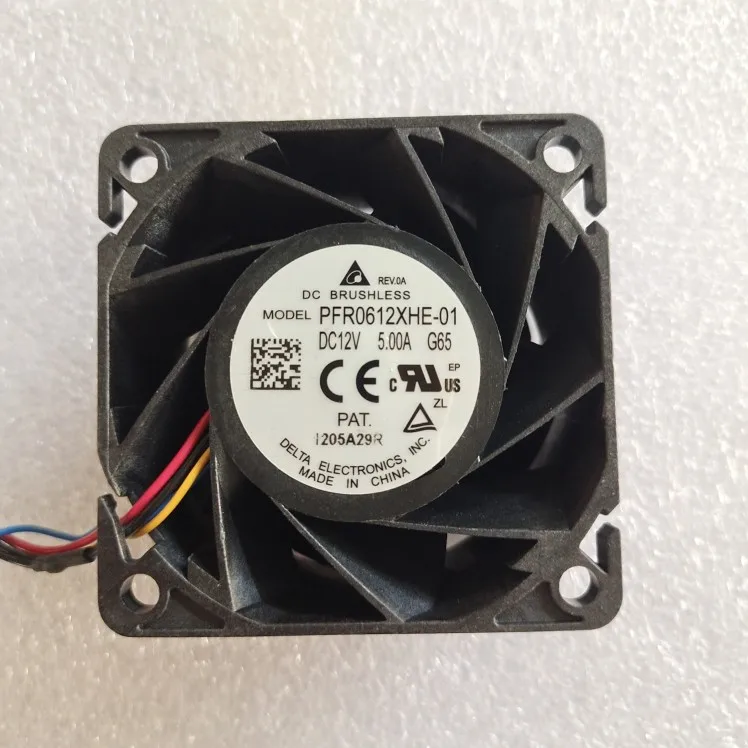 

Delta PFR0612XHE-01 G65 DC 12 В 5,00 А 60x60x38 мм 4-проводной охлаждающий вентилятор для сервера