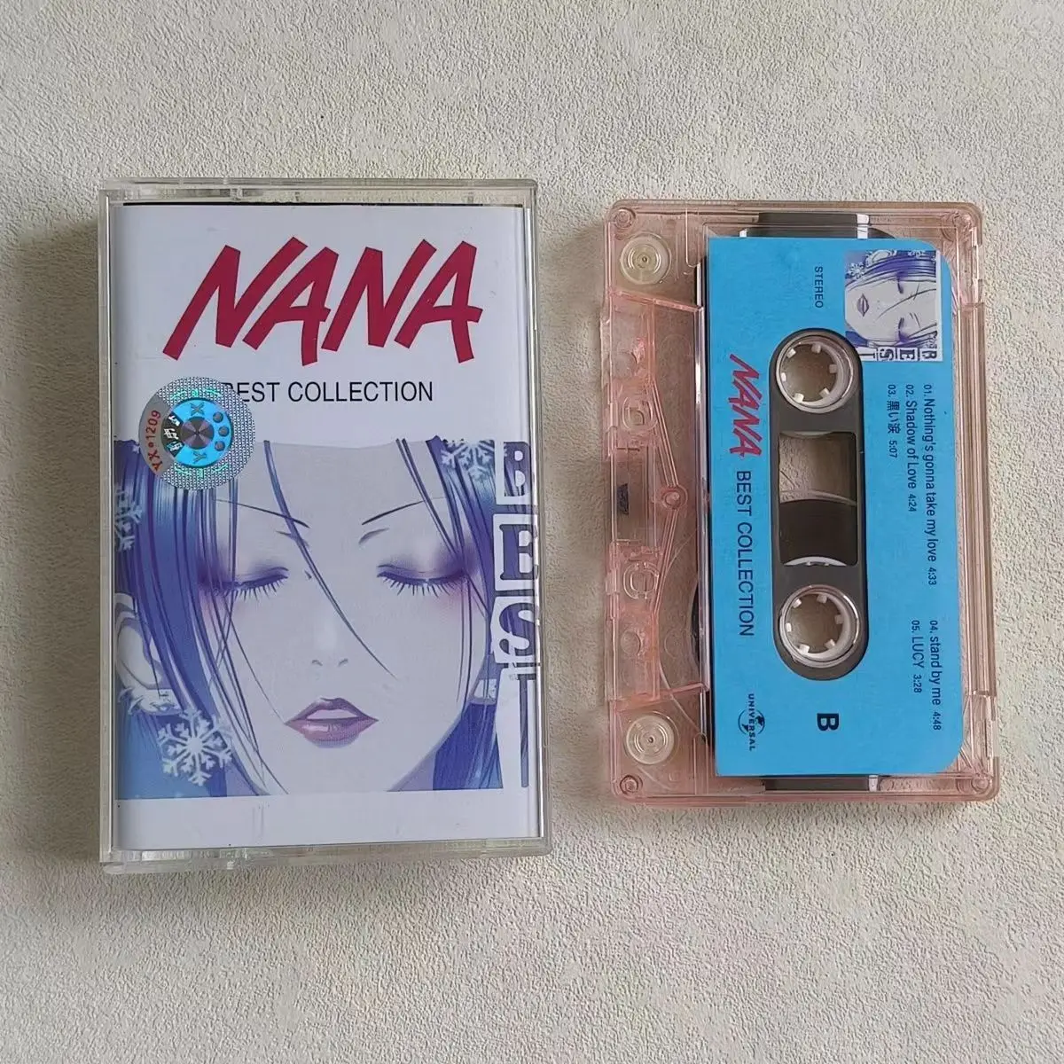 Anime NANA Anna Tsuchiya Music Tape Greatest Hits Best OST Album Pink Cassettes Cosplay Recorder Walkman Car Soundtracks Box