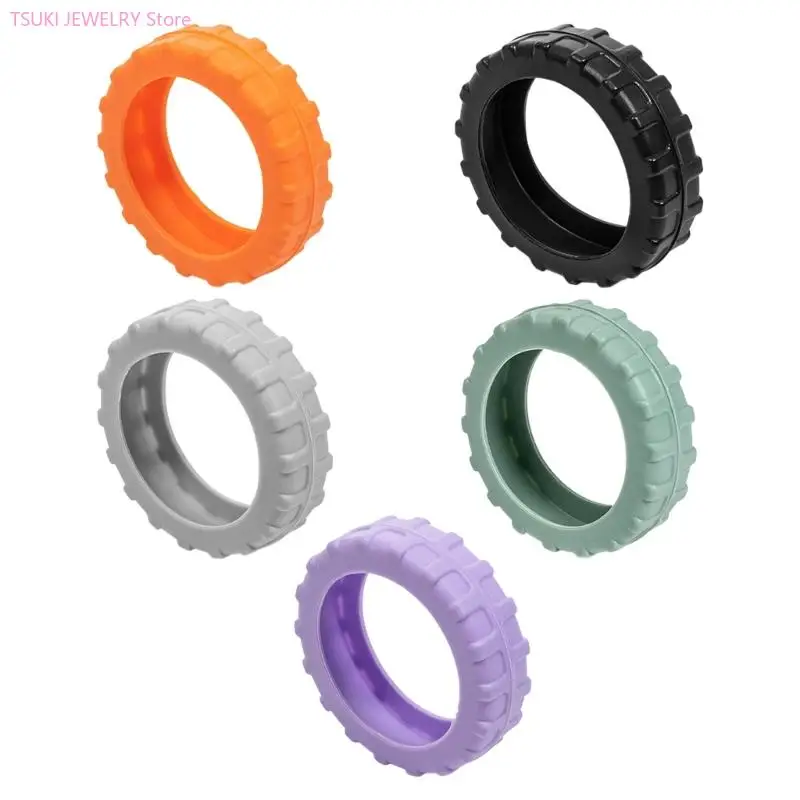 

62KE Anti Slip Travel Wheel Protectors Cover 8pcs Silicone Suitcase Roll Protectors