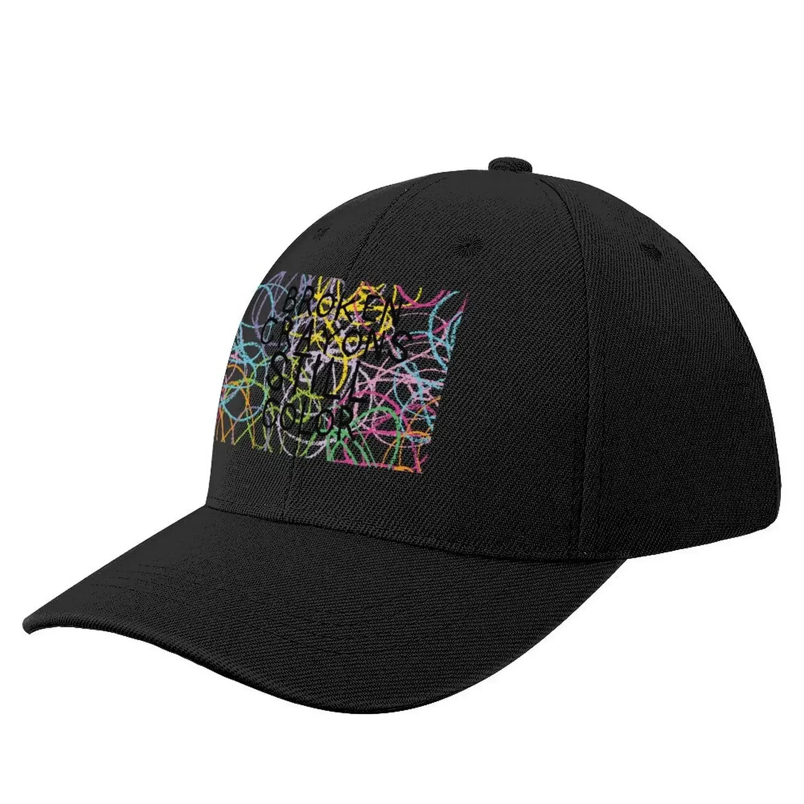 

Broken Crayons Still Color Baseball Cap Kids Hat Trucker Hat Luxury Brand Sun Hats For Women Men's