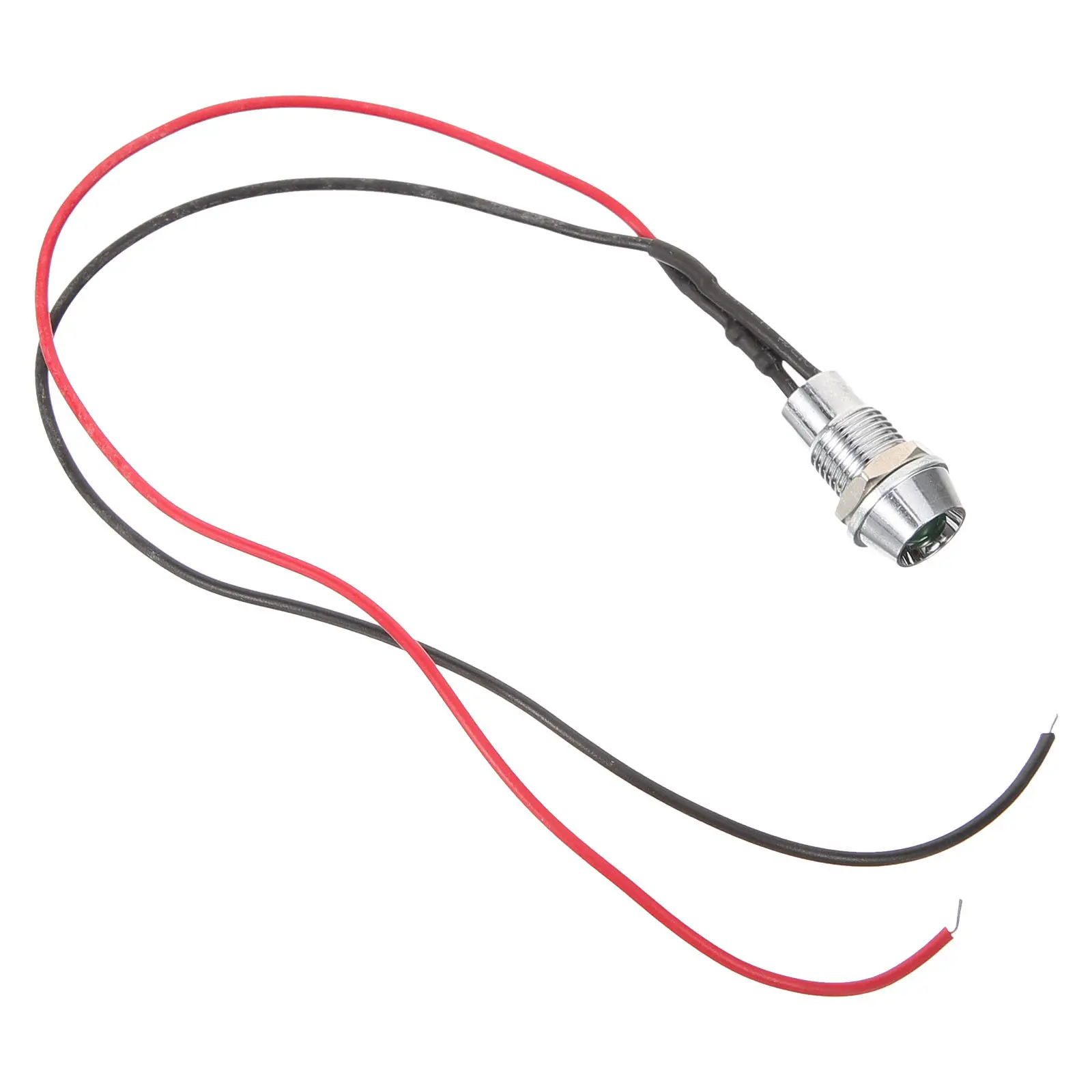 

Водонепроницаемый светодиодный индикатор высокой яркости из нержавеющей стали, сигнальная лампа для автомобиля, лодки, грузовика, предупредительный световой сигнал с проводом