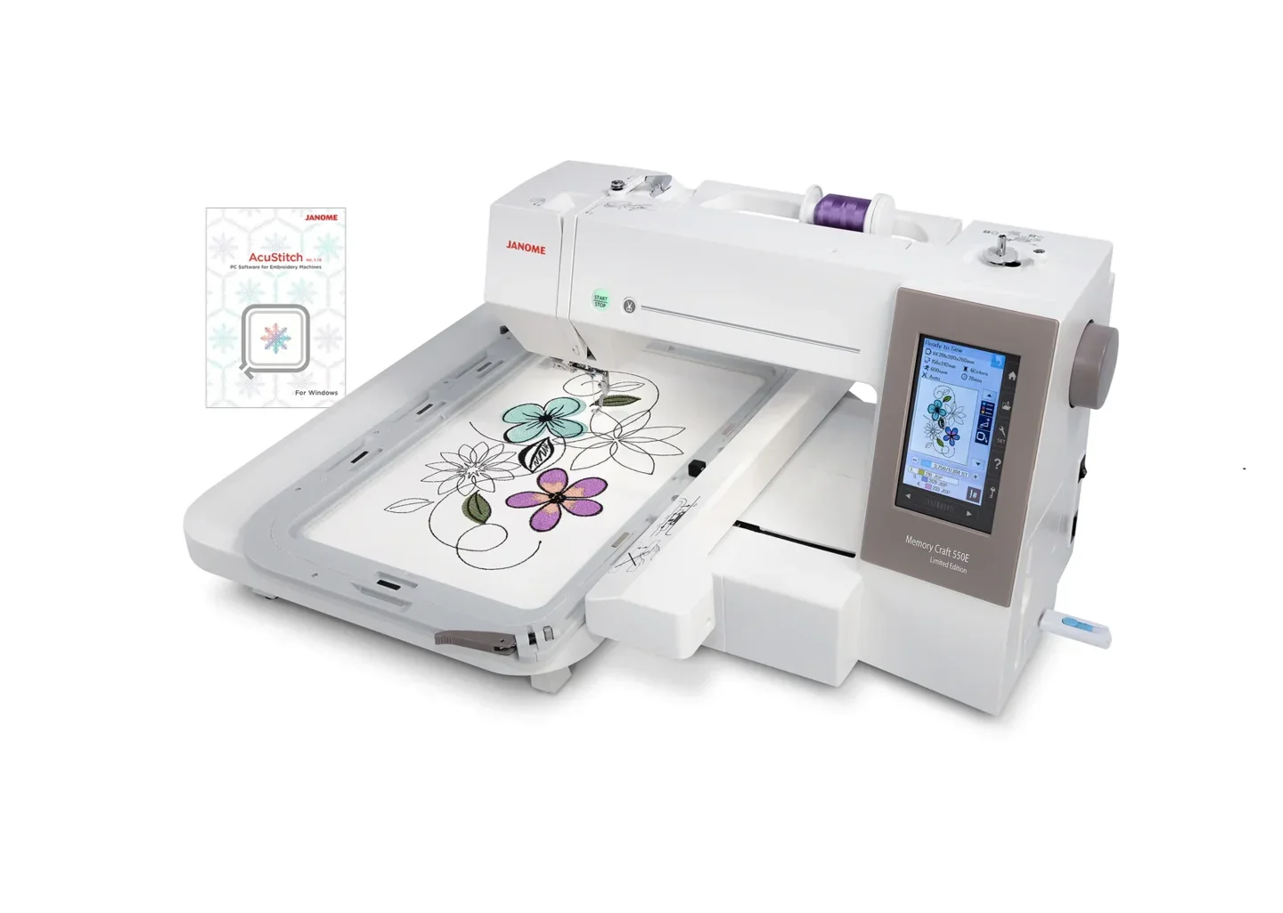 

Прямая поставка Janome hine вышивка, Memory Craft, 550E