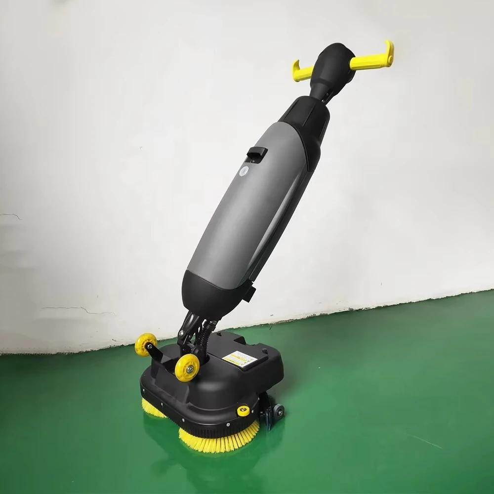 

Mini floor scrubber Hand-held floor scrubber rotation