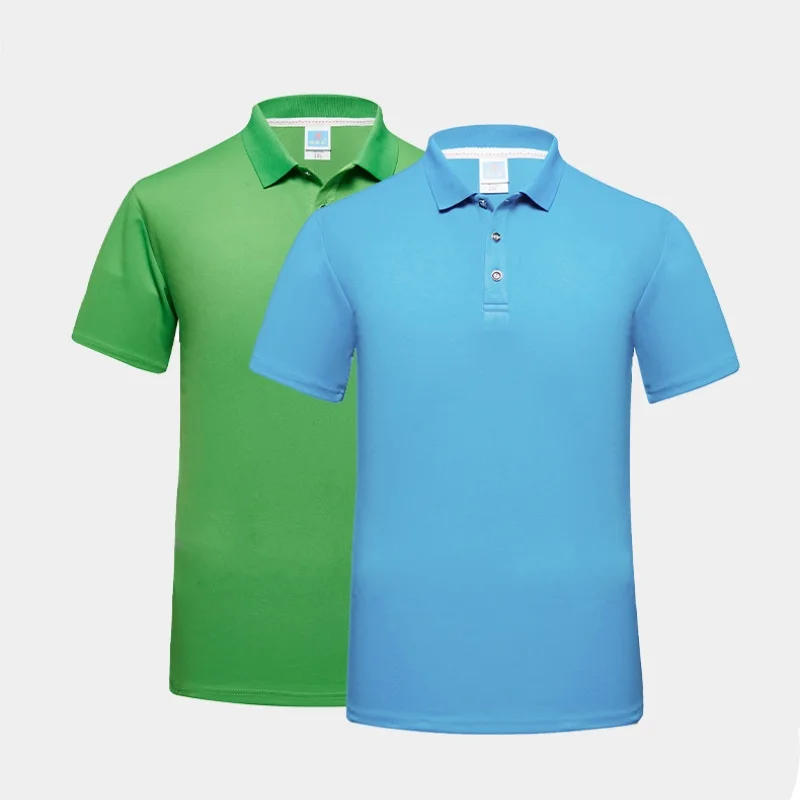 Blank Dry Fit Golf Shirts Men Breathable Polyester Quick Dry Polo T Shirt Unisex Sport Collar T-shirt Player Polos Pour Hommes