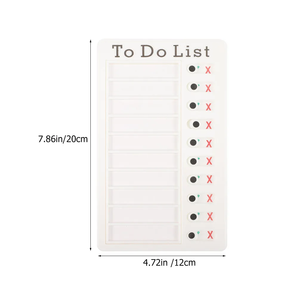Chore Chart Board for Adults – Daily Planning & Household Behavior Tracker, Reusable Reminder Memo Board