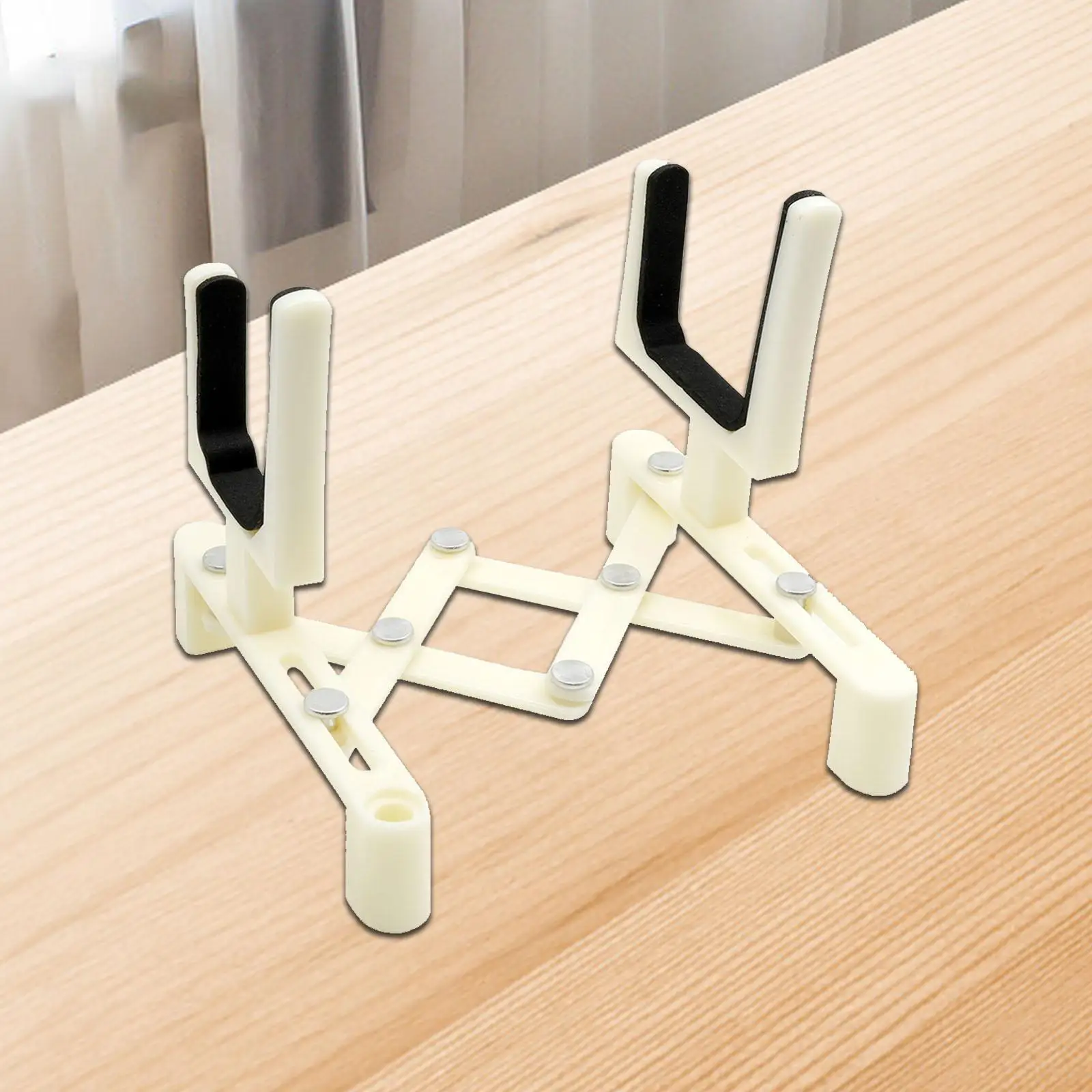 

Foldable Violin Stand Holder with Nonslip Pads Music Instrument Display Rack for Shop Floor Musicians Travel Professional Use