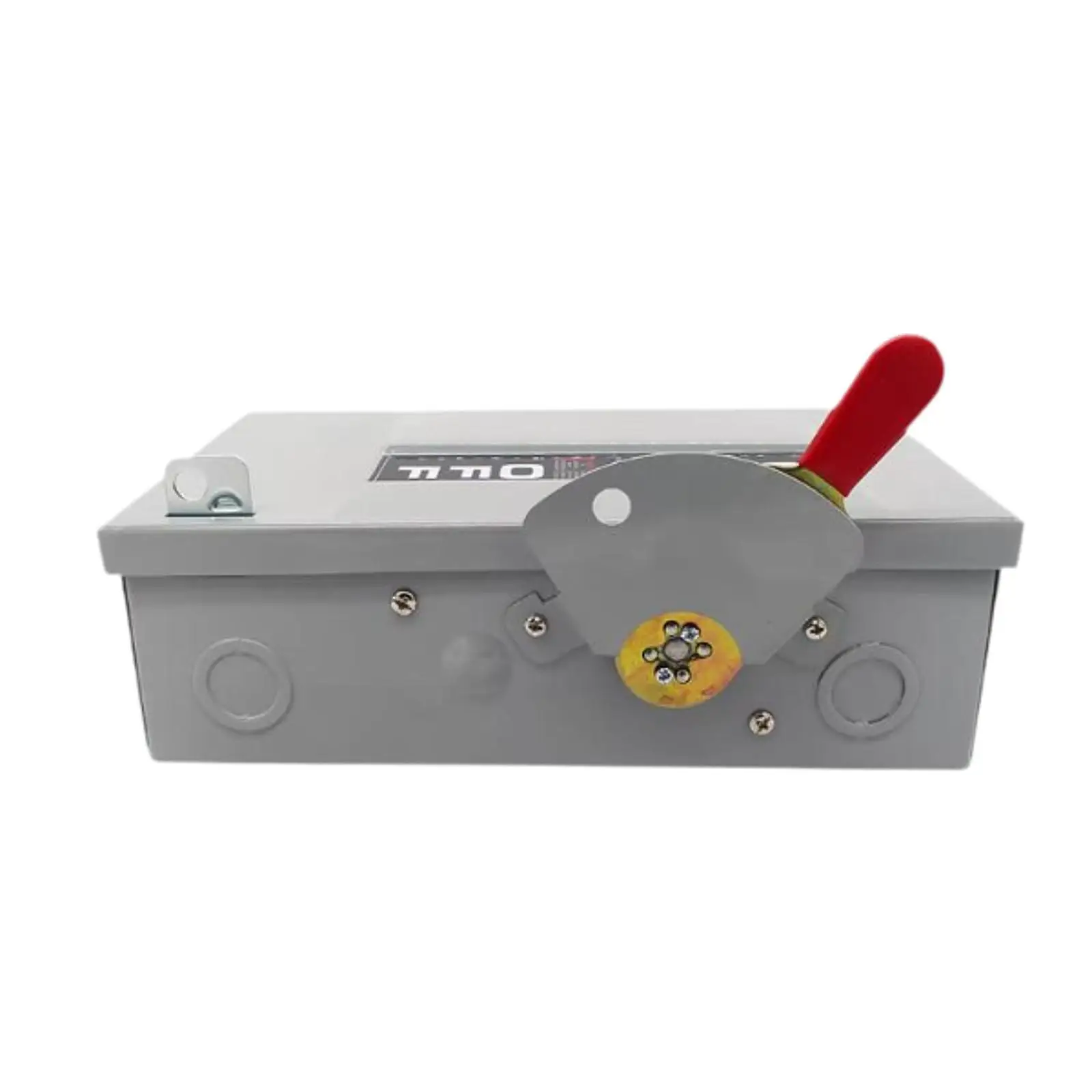 

3P 60Amp Disconnect Switch Box Easily Install Versatile Meeting NEMA 3R Standards Steel Shell 6.3x3.1x10.2inch Outdoor 3 Phase