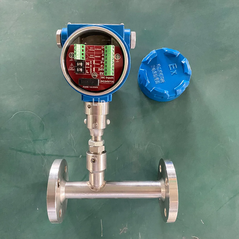 

Hot Sale DN32 Digital LCD Display Nitrogen Methane Flowmeter Compressed Air Thermal Mass Flow Meters