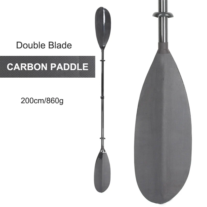 

Kayak Oar Black 2 Section Double Blade Carbon Paddle Full Carbon Shaft Blade 220cm Inflatable Kayak Boat Fishing Boat Oar Canoe