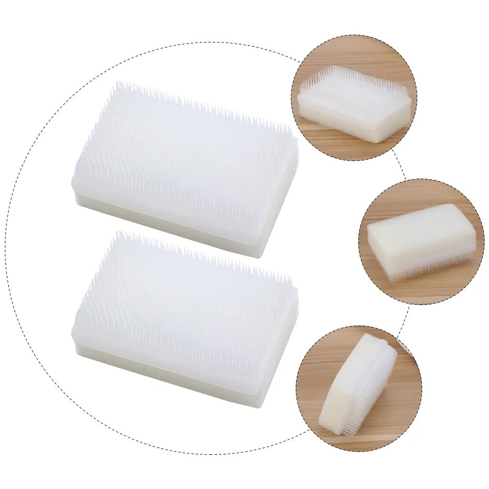 2 Pcs Autism Brush Scrubber Disorder Surgicals Sponge Brushes Bristles Wilbarger Therapressure