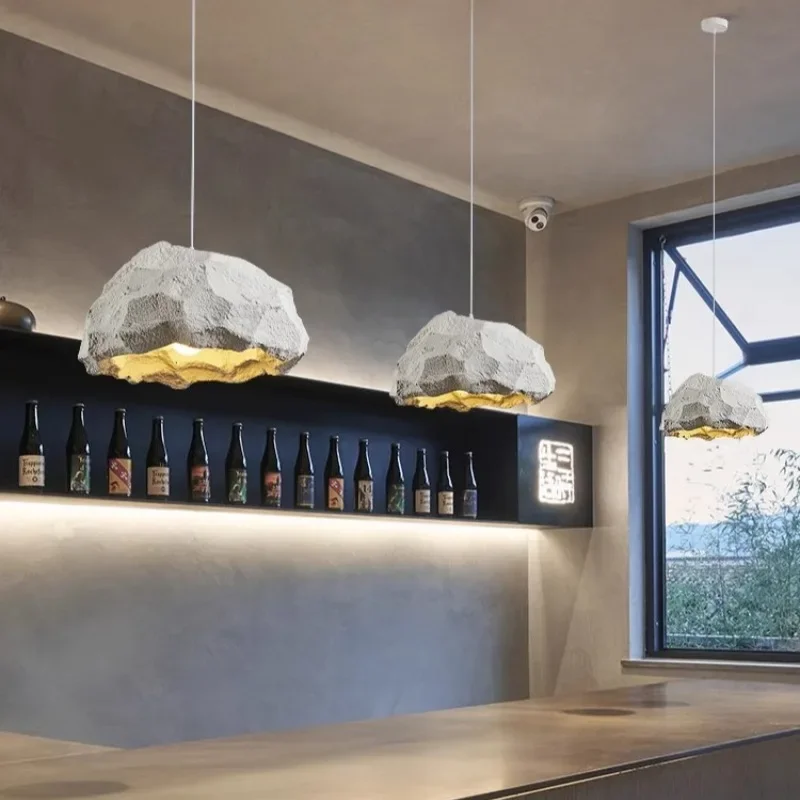 Minimalist Designer Polystyrene Lamp Body Chandelier Living Room Restaurant Bedroom Bar Led Pendant Llight Home Decor Lighting