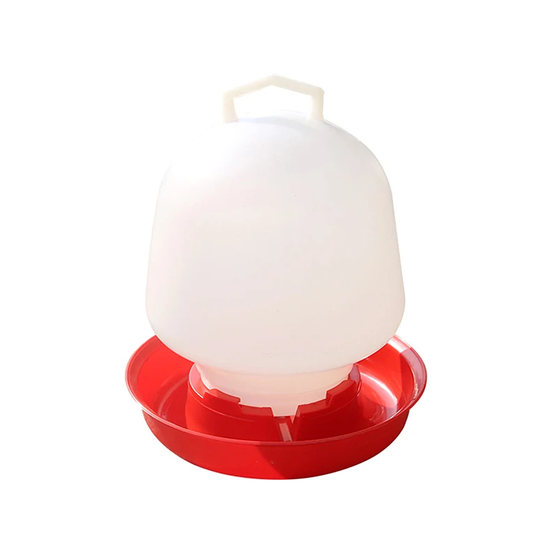 1PC Farm Supplies Chicken Waterer Durable Automatic Poultry Water Feeder Drinker With Handle Hanging Poultry Water Container