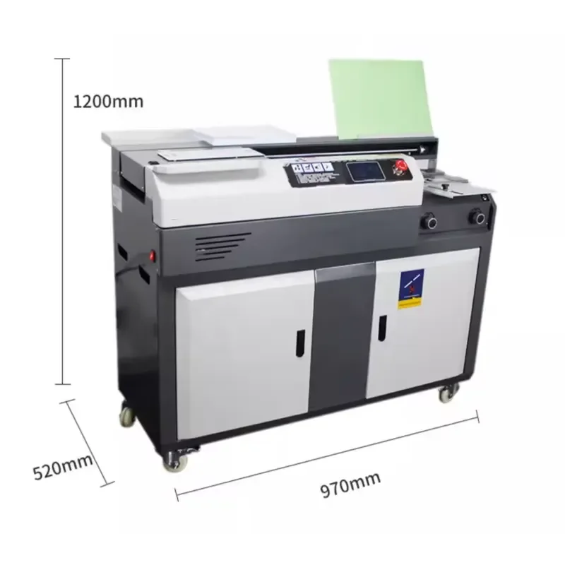 for Nantong Automatic Intelligent 320mm Working Width Hot and Cold Glue Machine Touch Screen Technology 220V 50HZ 1 Year