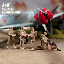 1/72 1/35 Anime Characters Airborne Division Paratroops Scene Figure Model Miniature Dolls Toy For Collection
