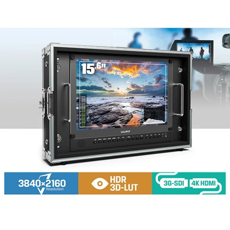 

LILLIPUT 15.6 inch 3D-LUT supervisor HDR can be installed in 6U bracket BM150-4KS