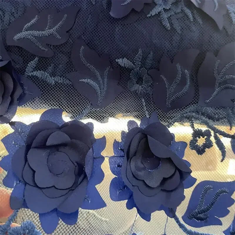 19-kleuren hoogwaardige 3D-bloemkantstof. TrouwjurkDIYKinderkleding Naaien Stof Achtergrond Decoratie Accessoires