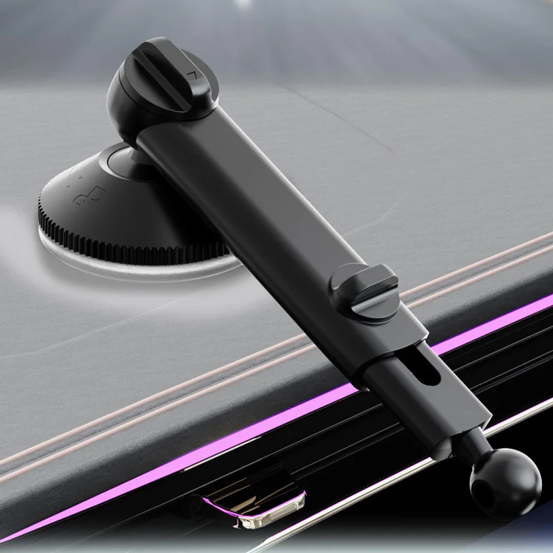 

Upgraded Strong Vacuum Suction Cup Cellphone Mount Base with Telescopic Arm 17mm Ball Joint Car GPS Phone Holder Accessories