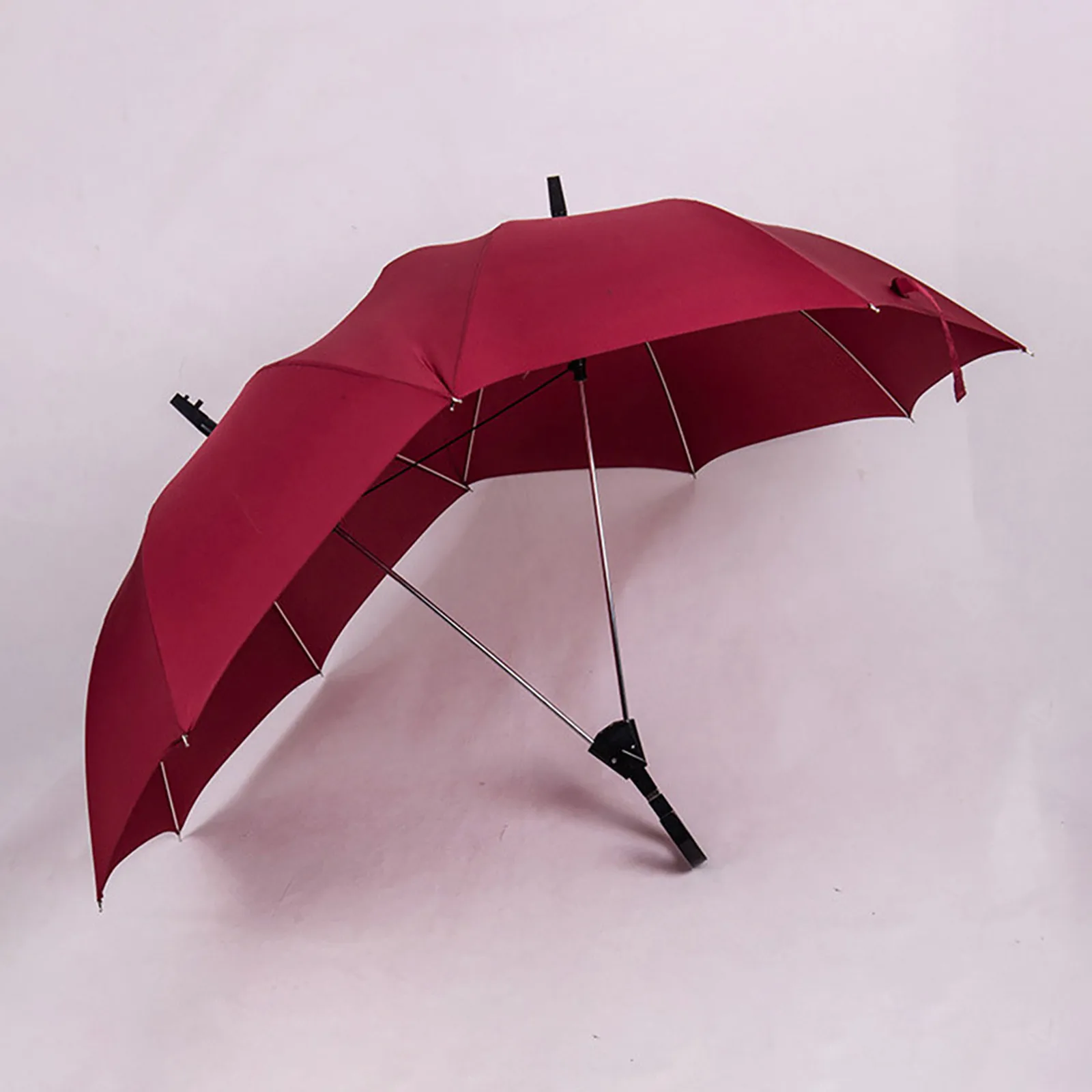 Convenient Umbrella Manual Closing Double Umbrella Large Area Coverage Sun Protection Couple Umbrella Rain-Roof
