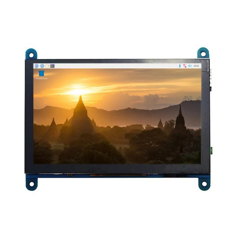Well Made-5 Inch LCD IPS Capacitive Touch Screen Display For Raspberry Pi 4B/3B/Zero/Zero W/Zero WH+ Computer Monitor