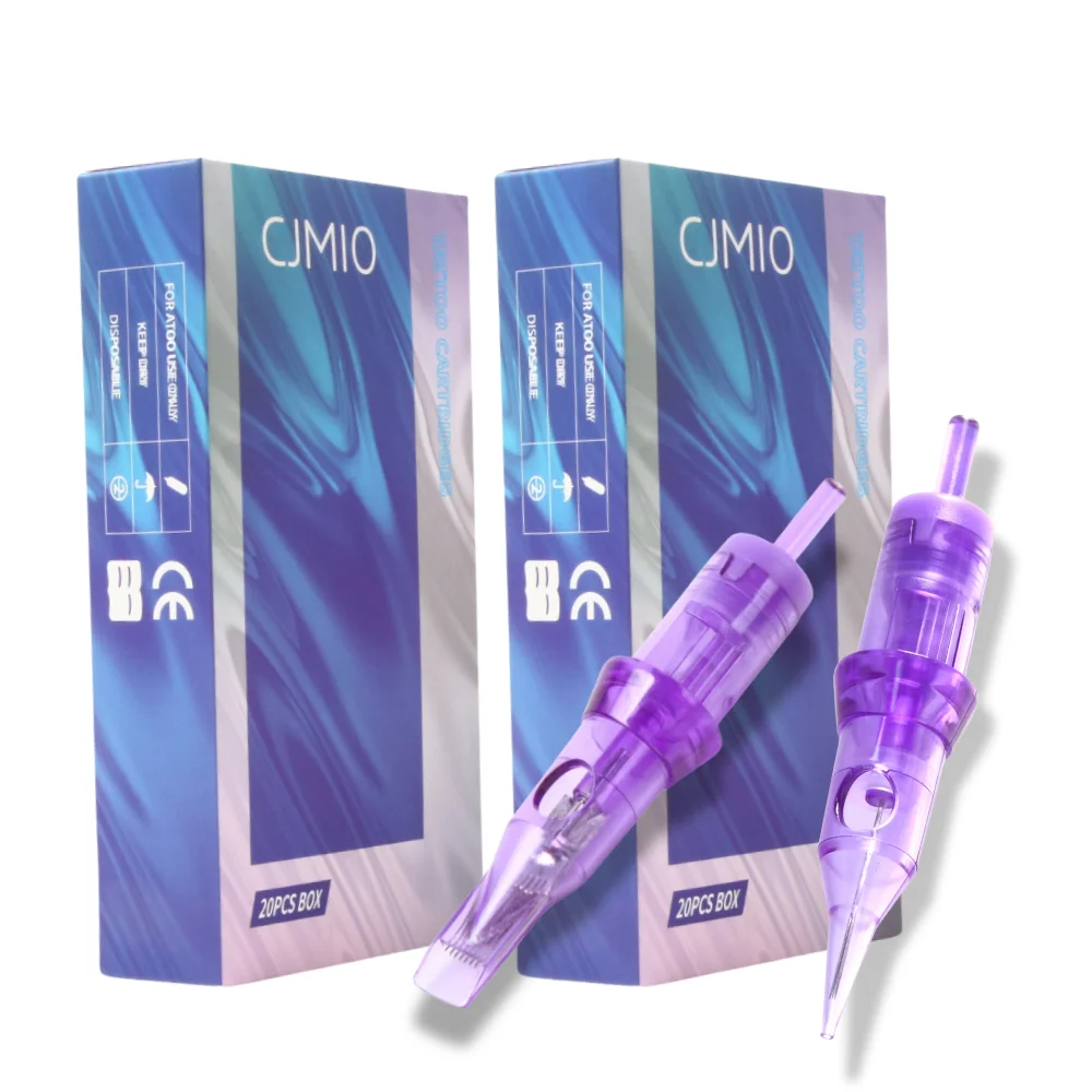 

40PCS Tattoo Needles #10 #12 #08 30mm 35mm Round Line Shade Flat Magnum Cartridge Tattoo Tips for Body Art Supplies