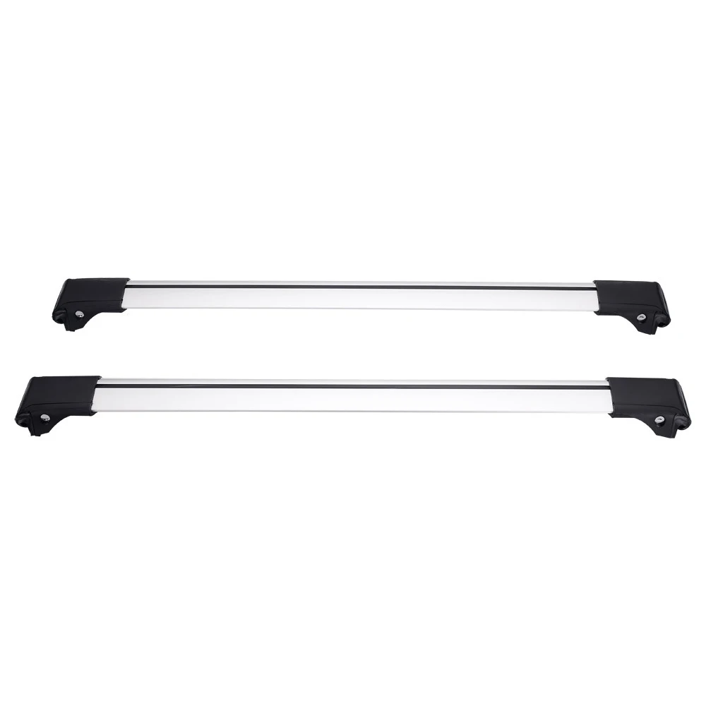 Wow 2X Car Cargo Luggage Kayak Roof Rack Cross Bars 105-111CM 99-105CM For Dodge Journey Renault Koleos Touareg Hyundai ...