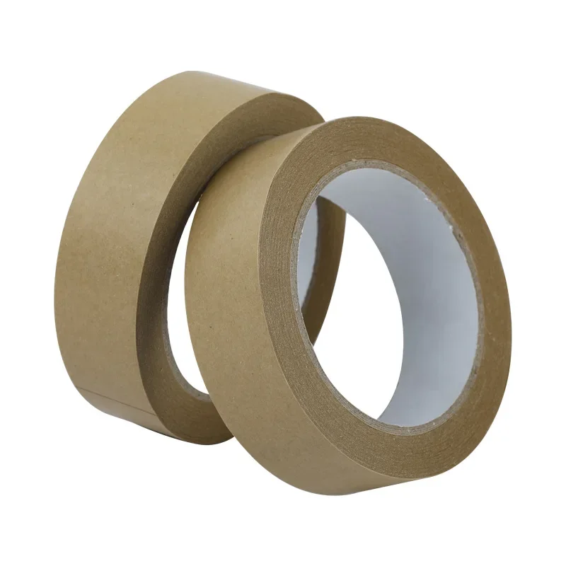 High viscosity water-free kraft paper tape can be written on self-adhesive environmentally friendly painting masking tape