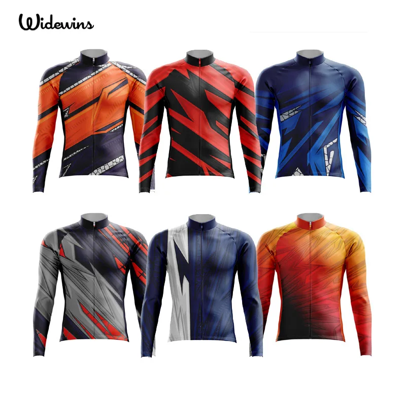 

2023 Cycling Jacket Mens Long Sleeve Cycling Clothes Maillot Ropa Ciclismo Road Cycling Jersey Mountain Racing Bicycle Clothing