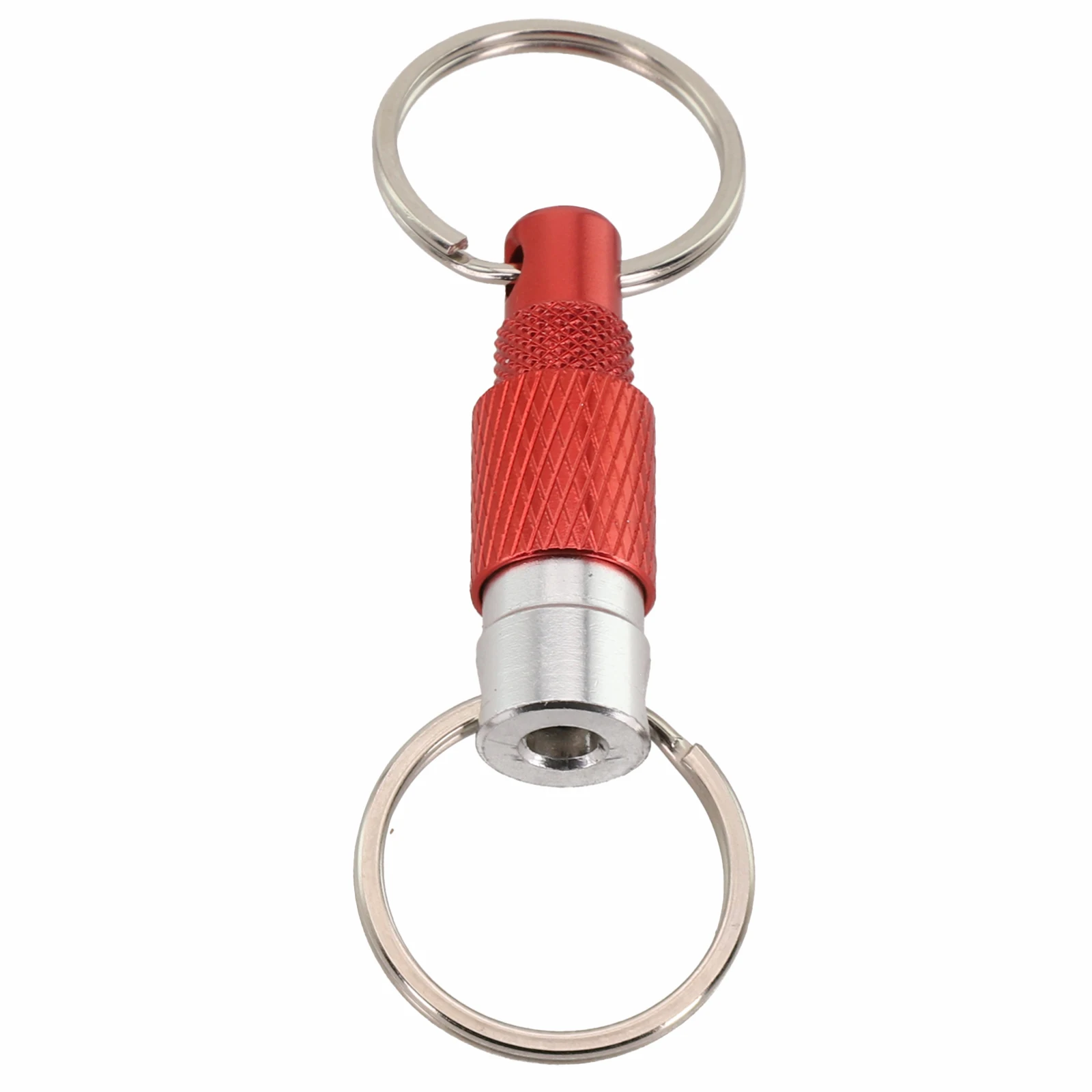 Portable Keychain With Detachable Quick Release Metal Key Ring° Rotation Dual Ring Buckle Hand Tools Accessories