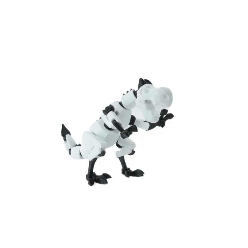 Impressão 3d tiranossauro rex brinquedo modelo criativo diy montagem deformação brinquedo ação dinossauro desktop ornamento menino presente do feriado