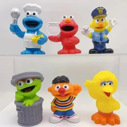 Tidal Play Day Marvel Sesame Street Handmade Doll, Monster Bird, Anzi Toy,  Model Decoration, Action Figures,Can Collect Gifts