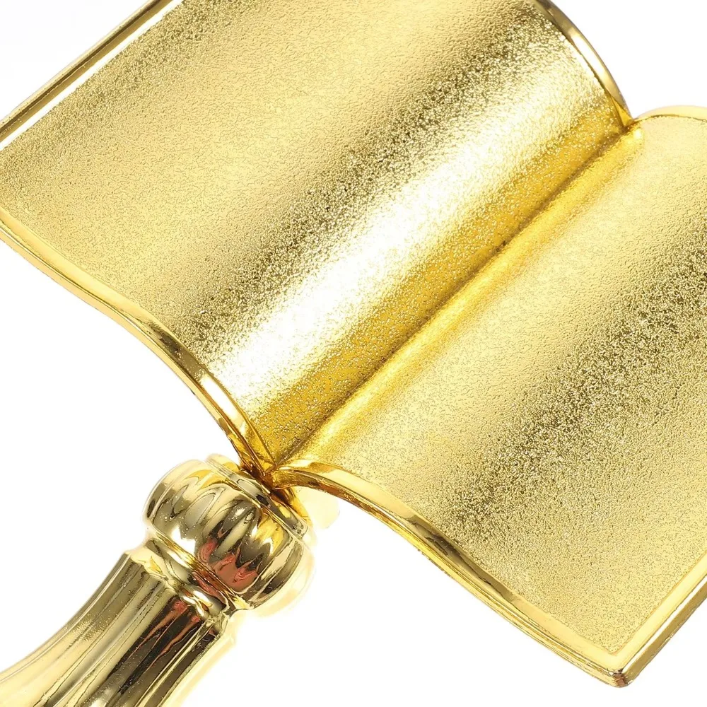 

Пластиковый золотой приз, трофей в форме книги для соревнований, детский небольшой призовой кубок для чтения, сувениры для рукоделия со звездой