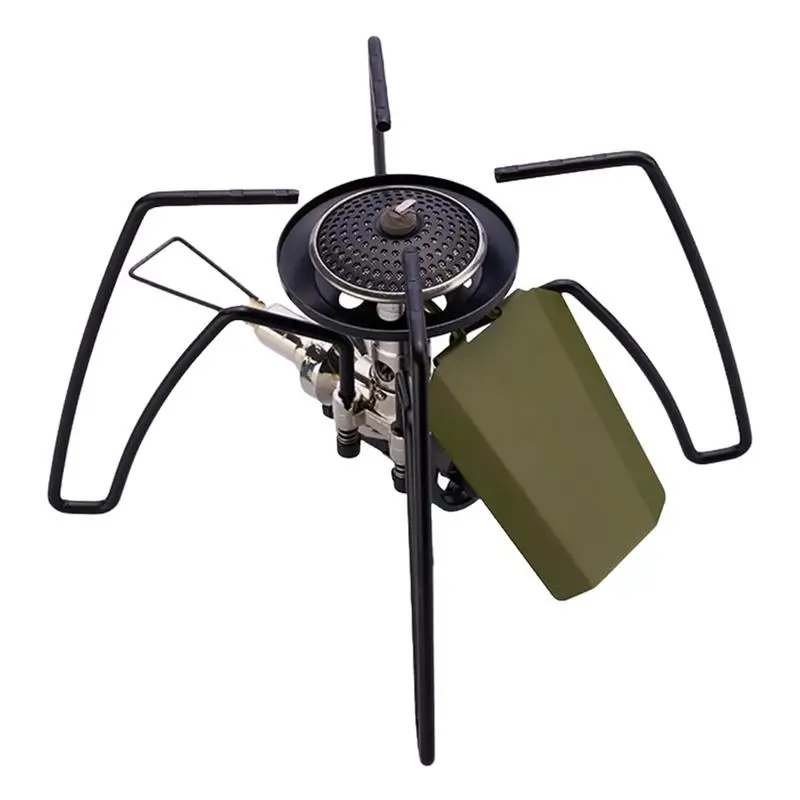 

Folding Camp Stove Foldable Cassette Furnace Portable Cooking Stove Powerful Weatherproof Barbecue Stove For Camping Picnics