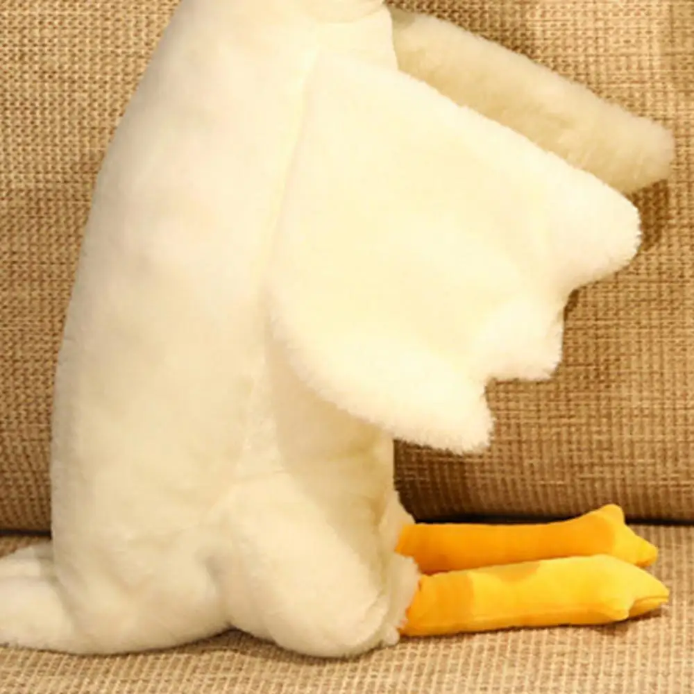 หมอนตุ๊กตาลูกเจี๊ยบนุ่มน่ารัก ของเล่นตุ๊กตาไก่สีขาวเหลือง ตุ๊กตาไก่ตัวผู้ ของตกแต่งบ้าน สำนักงาน ห้องนอน สำหรับเด็ก