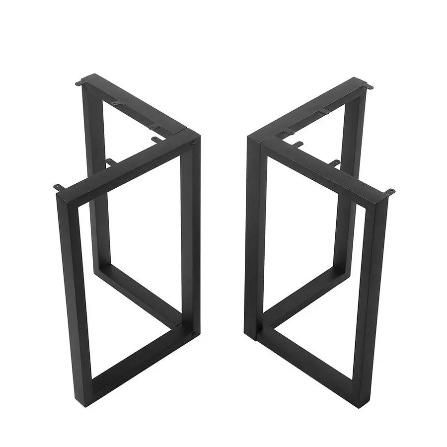 

Ножки для обеденного стола 28 дюймов, железные ножки для кофейного столика V-образной формы, черные усиленные ножки для стола