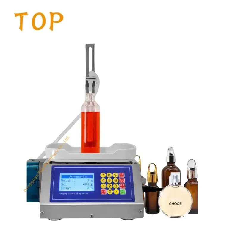 CSY-1200 Table Type Filling Weighing Packing Machine Chemical Liquid Filling Machine Oil Nail Polish Filling Machine