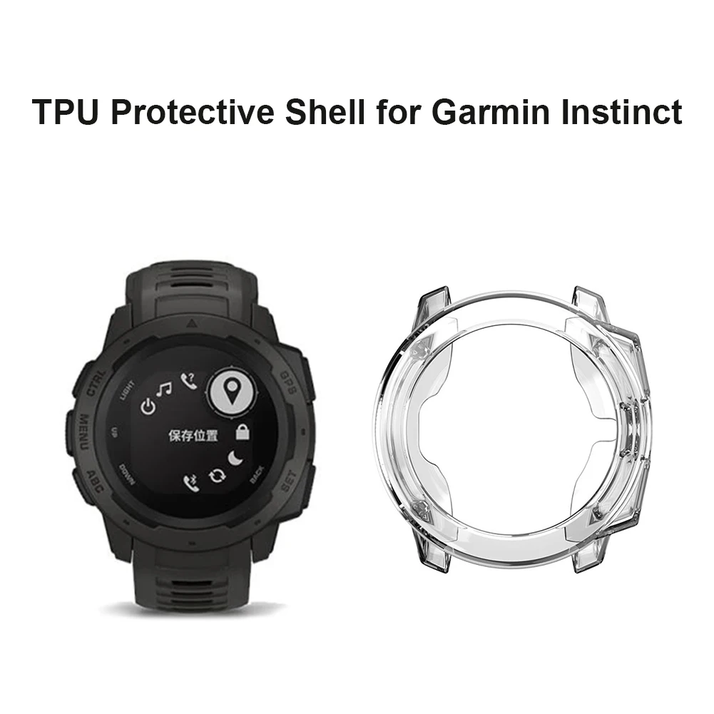 For Garmin Instinct Watch Screen Protector Case Smartwatch Replace Bumper Cover