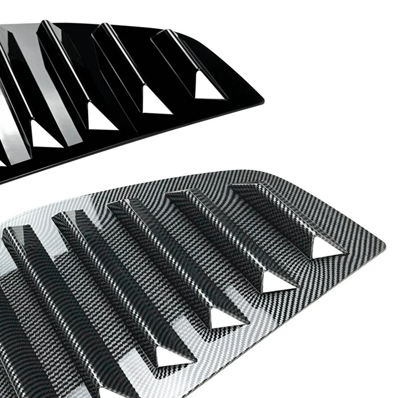 Car Rear Window Louver Shutter Trim Cover For VW Golf MK5 2003-2008 Air Vent Scoop Shade Decorate Replacement Parts