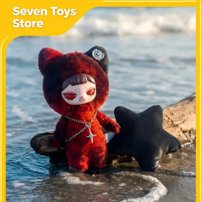 

Piku The Week Series Mystery Box Piku Vinyl Plush Blind Box Cute Bag Surprise Doll Backpack Decor Collect Toy Birthday Gift