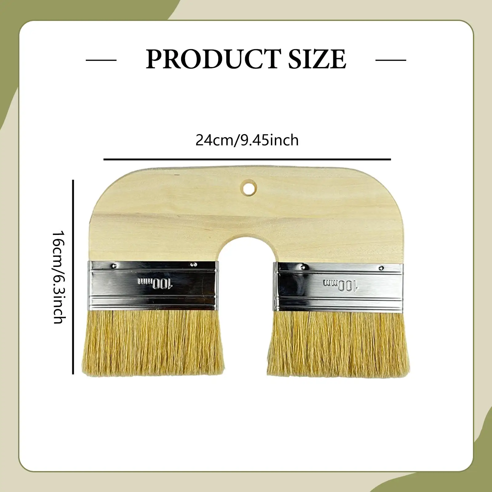 أداة طلاء جدران بفرشاة طلاء برأس مزدوج للفنانين المحترفين #6