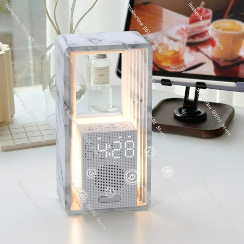 Simulated sunrise wake-up alarm clock, white noise, sleep audio, night light, Internet celebrity hit, high-value bedside lamp