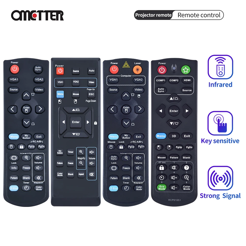 Новинка для ViewSonic пульт дистанционного управления General PJD5153 5232L 5134 6253 RCP01051 01061 PJD5123 PJD5133 PJD5233 5353 Benq проектор