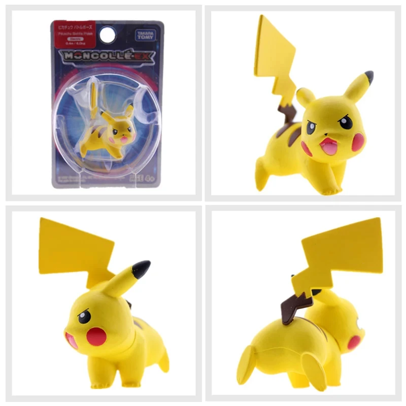 Tomy-Figurines Pokémon en PVC, Pikachu, Charizard, Venusaur, Mew, Eevee, Vaporeon, Umbreon, Leafeon, Syllion