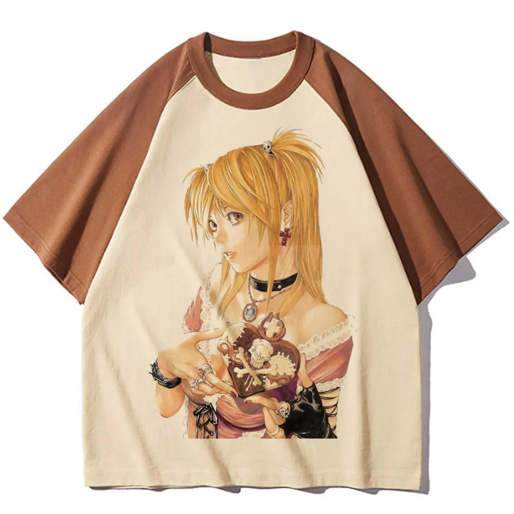 Death Note t-shirt girl baddie cutecore 80s cute t-shirt 80s graphic harajuku cheap
