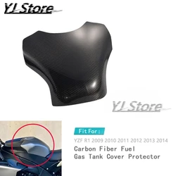 Fit For Yamaha YZF R1 2009 2010 2011 2012 2013 2014 Motorcycle Carbon Fibre Fuel Tank Shelter Protect Carbon Fiber Cover
